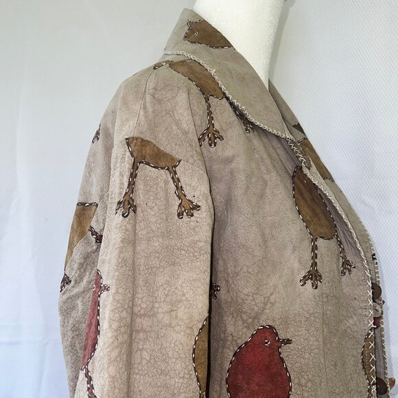 Vintage Orvis Art Bird Jacket Women's - Picture 8 of 16